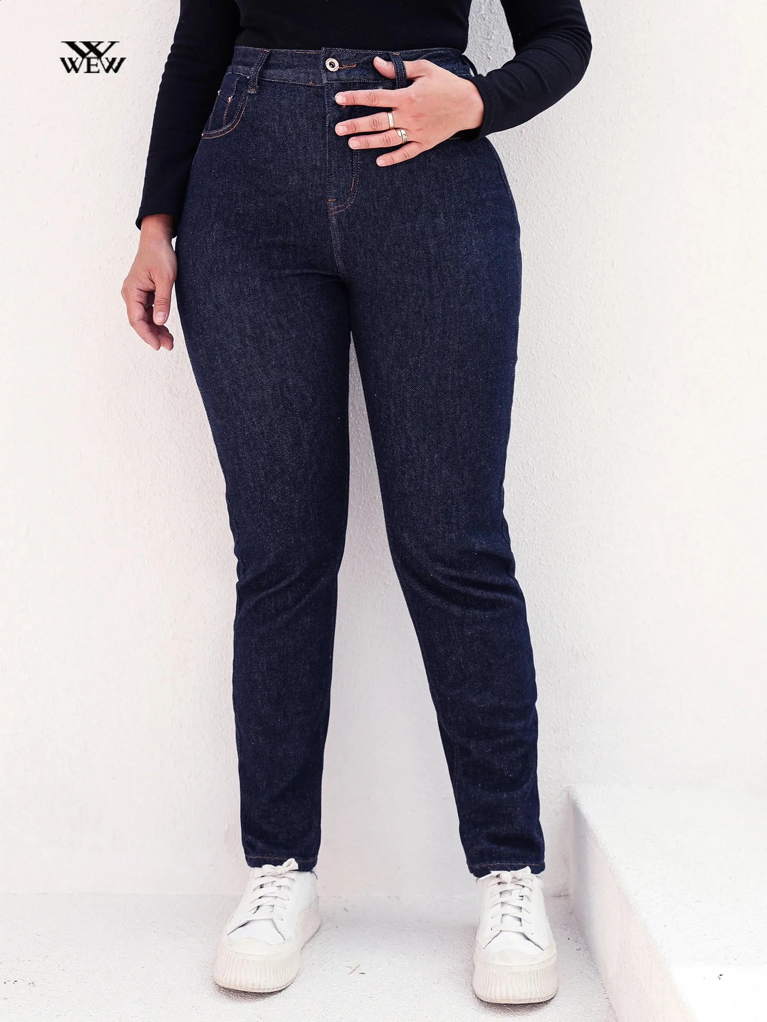 Klassische Haremsjeans in Übergröße für Damen, hohe Taille, Blau und Schwarz, 7XL 8XL, kurvig, 100 kg, Damen-Denim-Jeans, Ganzkörperhose 240202