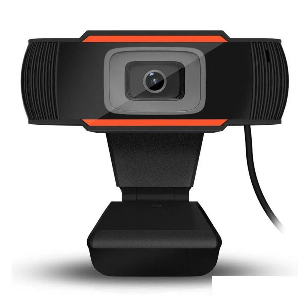 Webcams Le plus récent 12.0Mp USB 2.0 caméra Web Cam 360 degrés micro webcam à clipser pour ordinateur Skype PC ordinateur portable ordinateurs de bureau livraison directe calcul otqvs