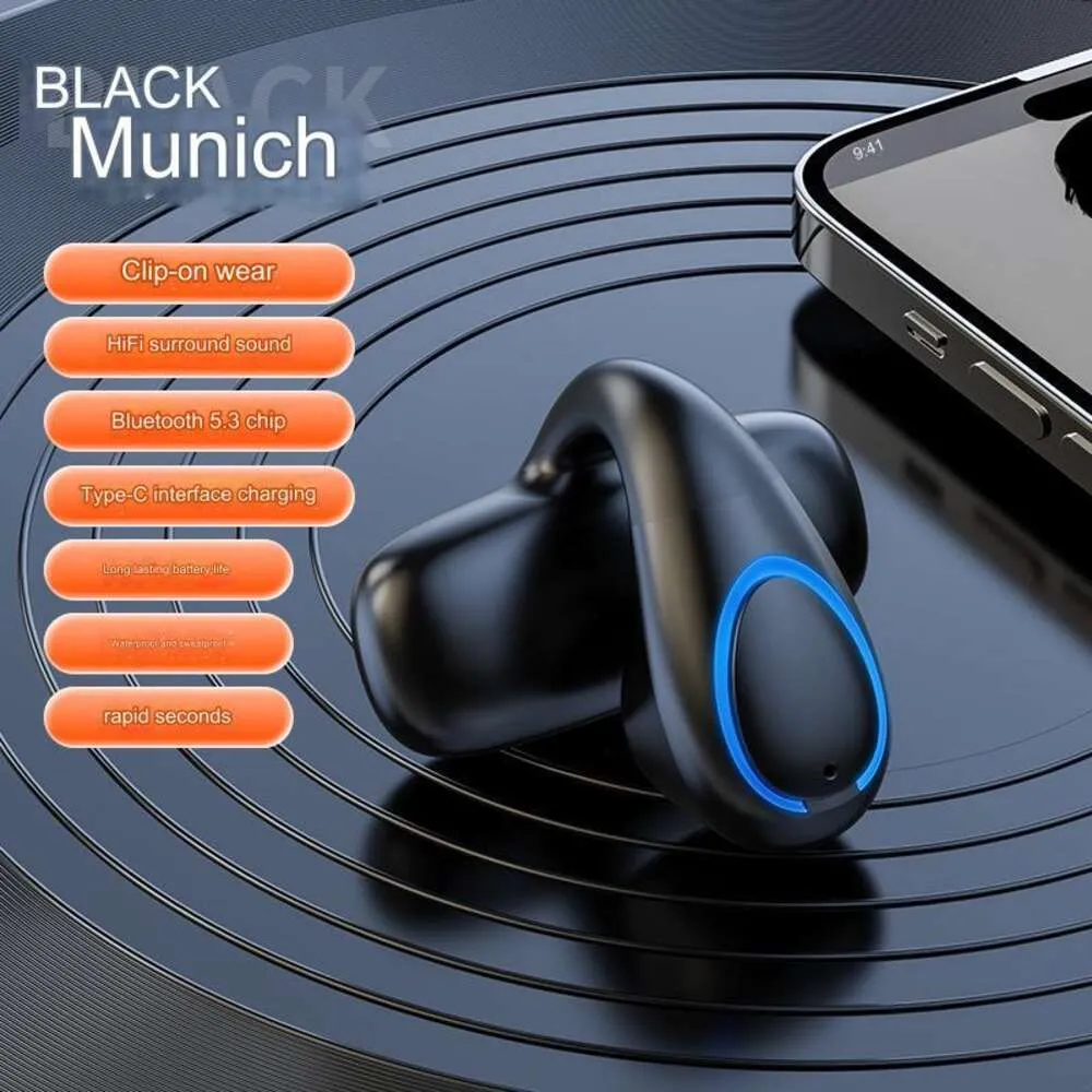 X56 Kablosuz Klip Bluetooth kulaklık kulaklık rahat giymek spor çağrısı özel model