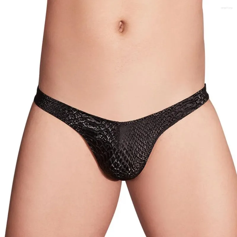 Mutande da uomo sexy slip stampati perizoma a vita bassa mutandine perizoma biancheria intima elastica triangolo breve lingerie per gay tentazione