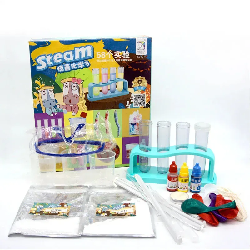 Kit STEM De 6 Experimentos Electrónicos Para Niños De 8 A 13 Años – Puzzle 3D De Madera Con 12 Colores, Regalo Educativo DIY