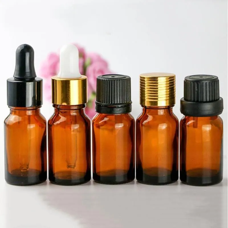 10 ml amberkleurige glazen pipetflessen voor etherische olie Vloeibare reagensdoseringsflessen Parfumflessen 768 stuks Groothandel gratis verzending Lmwxk Vcgbv