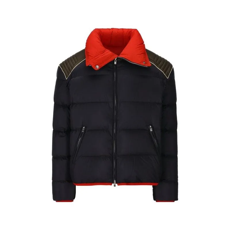 Mens Down Winter loro Duck Down Black Red Jacket Coat piana