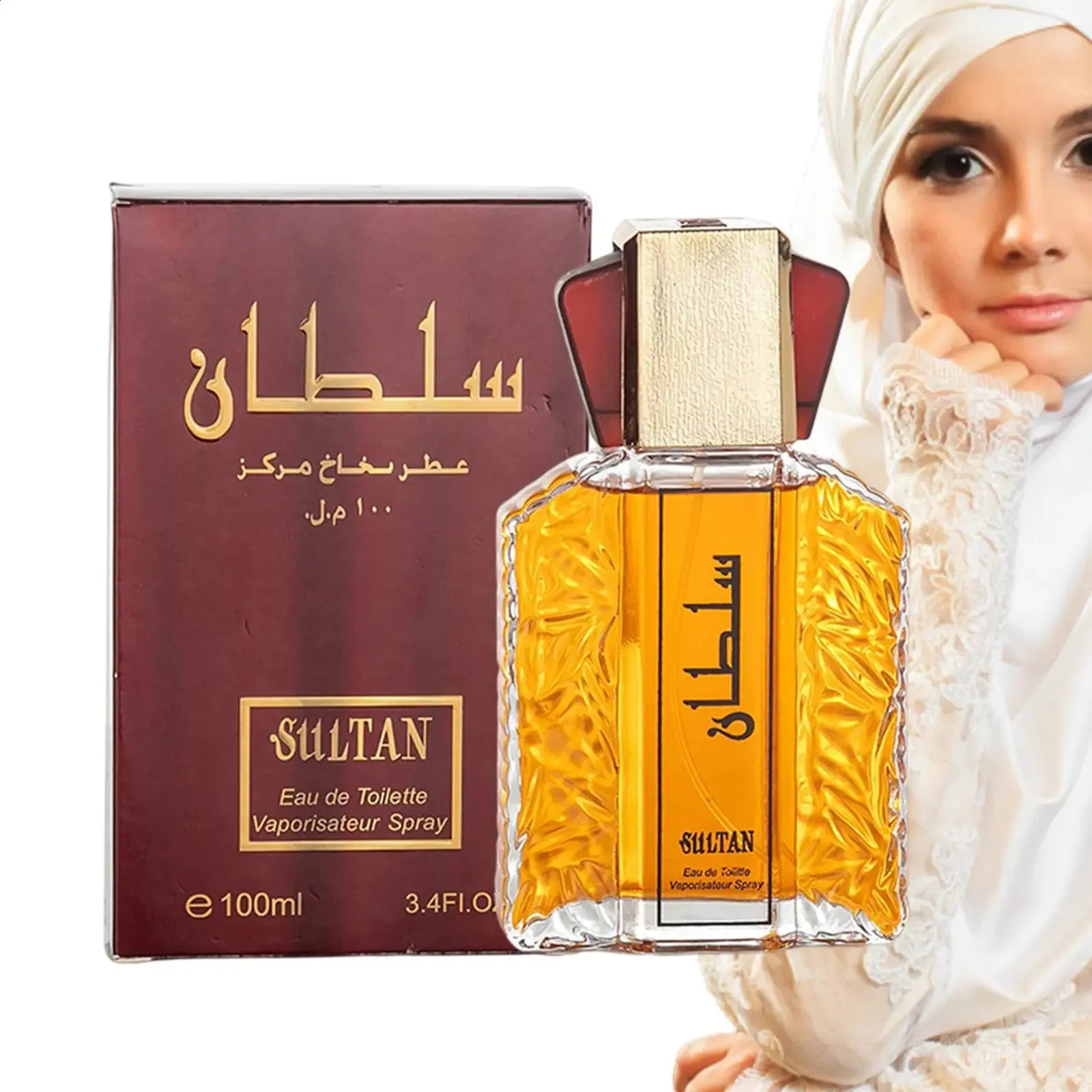 Unisex Arabian Perfume Oil Long-Lasting Cologne Deodorant, 100ml Attar,  Inspired by Dubai Saudi Arabia, Muslim Friendly