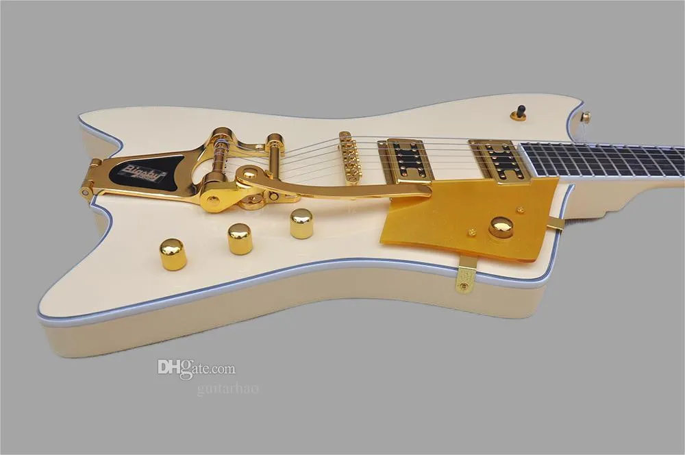 Guitarra Eléctrica Con Diapasón De Palo De Rosa, Hardware De Oro