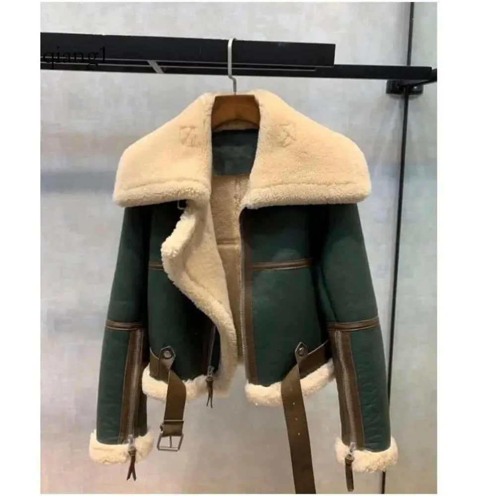 Felpa con cappuccio firmata Cappotto in PU da moto Giacca bomber da esterno in lana Abiti autunnali stampati per donna Autunno e blazer Donna Inverno