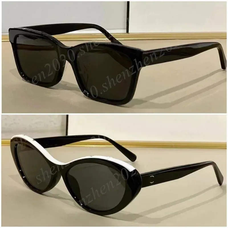 Óculos de sol quadrados premium com moldura completa Óculos de sol ovais para mulheres ou homens mais vendidos com caixa