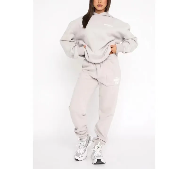 Designer Sportswear White Fox Hoodie Set 2 Piece Set Womens Mens Terno Desportivo Manga Longa Pulôver Com Capuz Cor Sólida Tracksuit Multi-Color Moletom HY