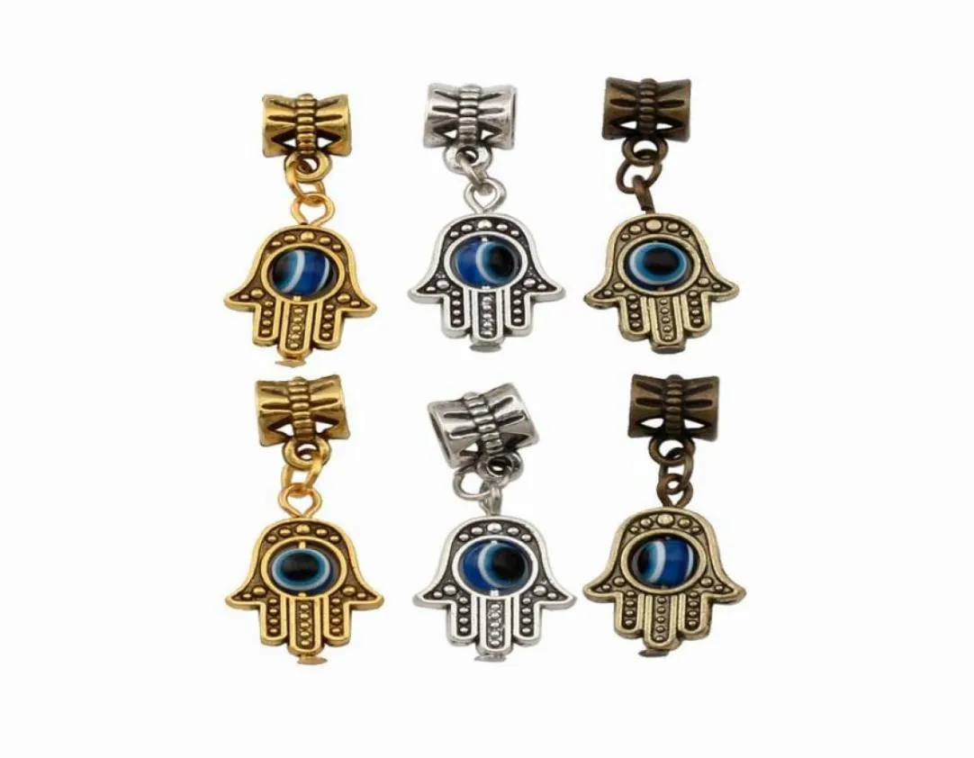 150pcs Hamsa Hand Blue eye bead Kabbalah Good Luck charm Pendants For Jewelry Making Bracelet Necklace DIY Accessories 128x298mm427408334