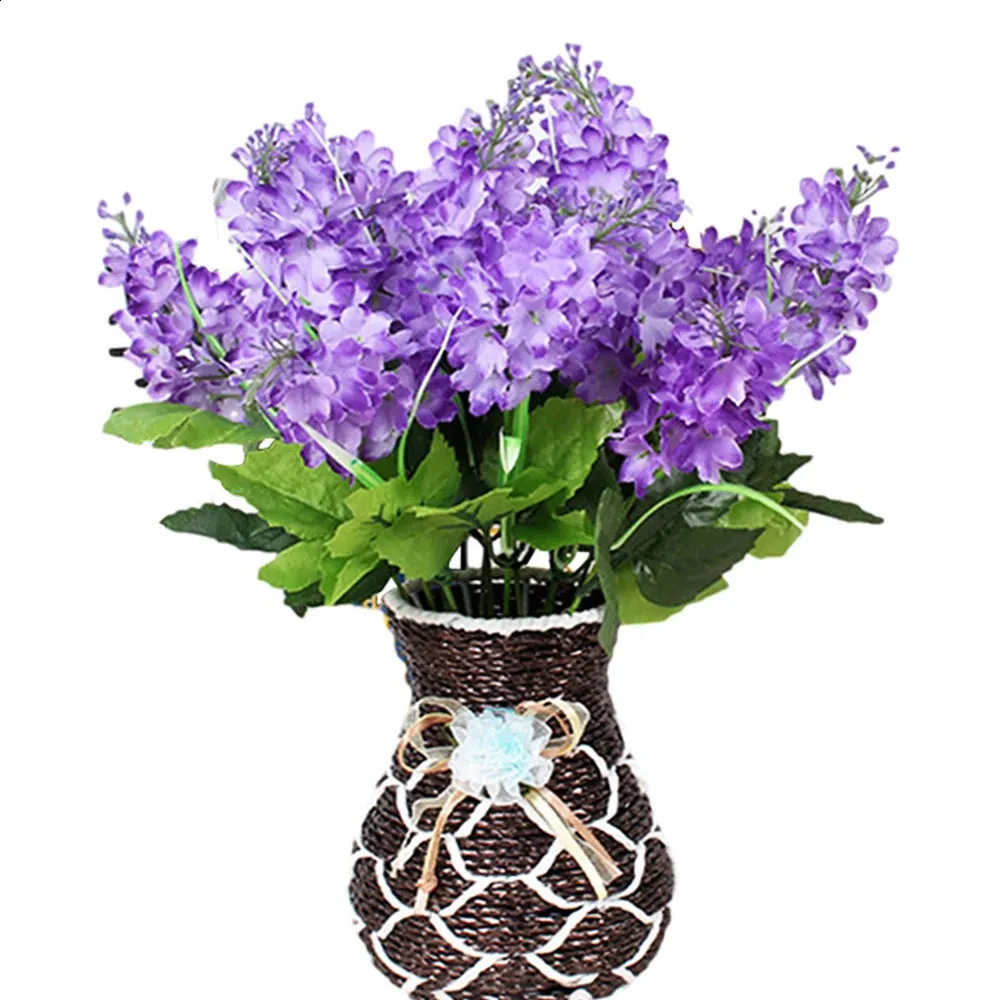 Flower Vase Exquisite Rattan Woven Wrought Iron Flower Basket 15cm Simple Home Ornaments In The Living Room Housewarming Gifts