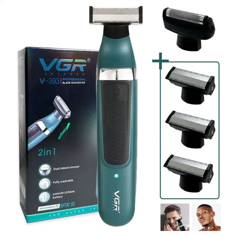 VGR Pubic Hair Removal Intimate Areas Places Part Haircut Rasor Clipper Trimmer for Groin Epilator Safety Razor Man Lady Shaving 240202