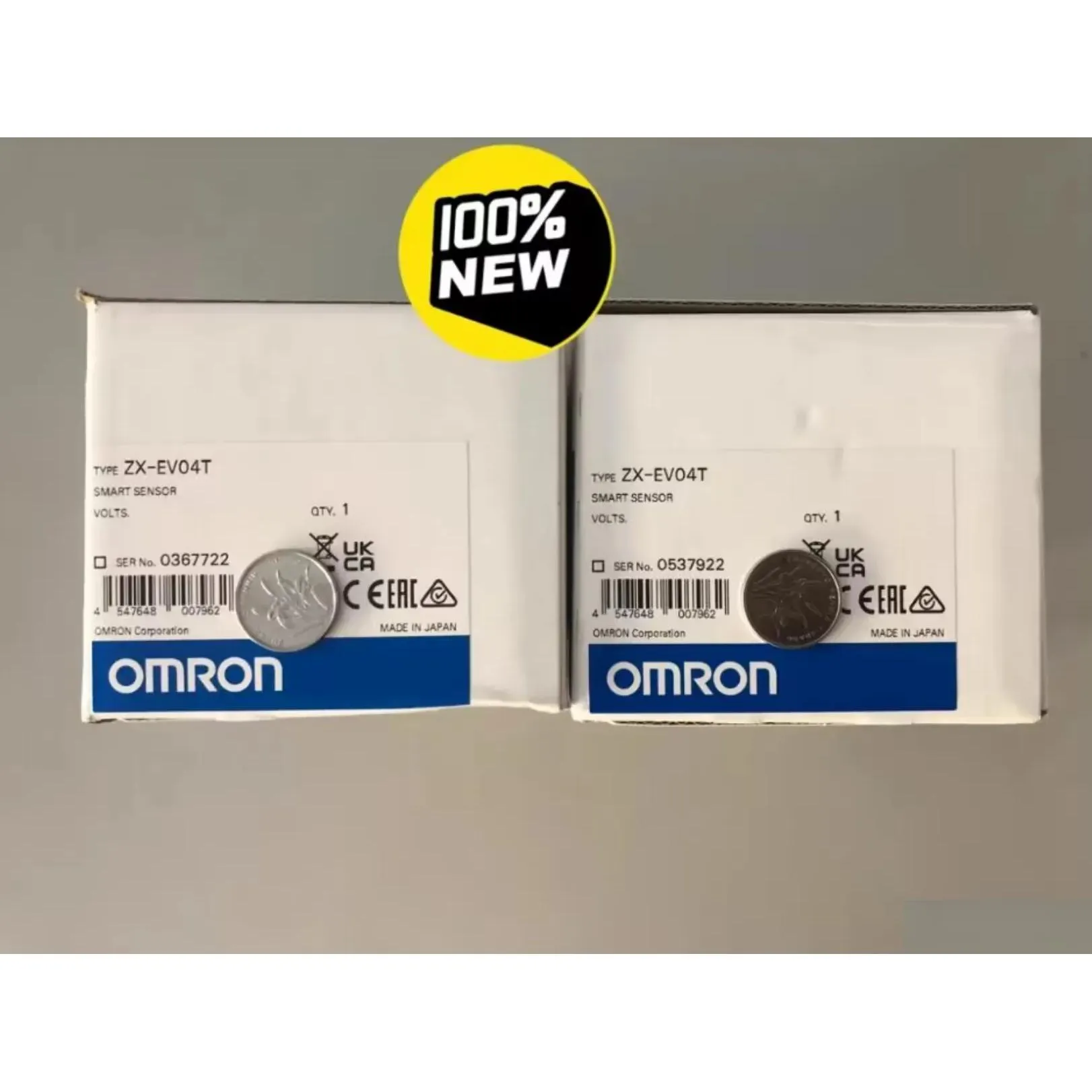 Vervangende laptoptoetsenborden Omron Zx-Ev04T Zxev04T Smart Sensor In Box Rop Leveringscomputers Netwerken Muizen Ingangen Otfkx