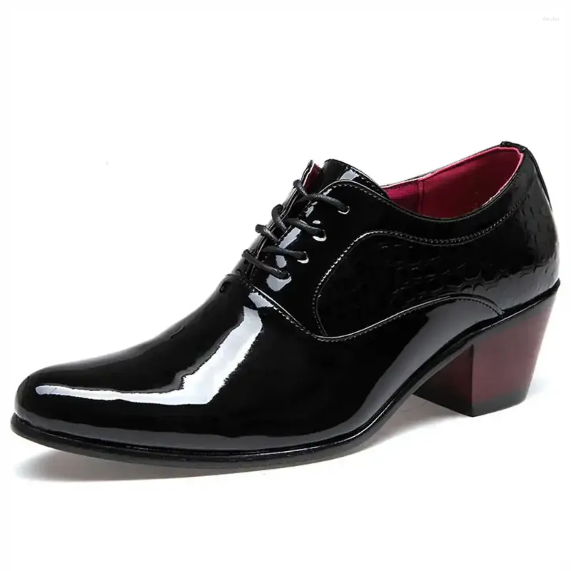 Dress Shoes Flatform Ete Sports Man Heels Elegant Men's Sneakers Super Sale Luxus Loafter Casuals Scarp