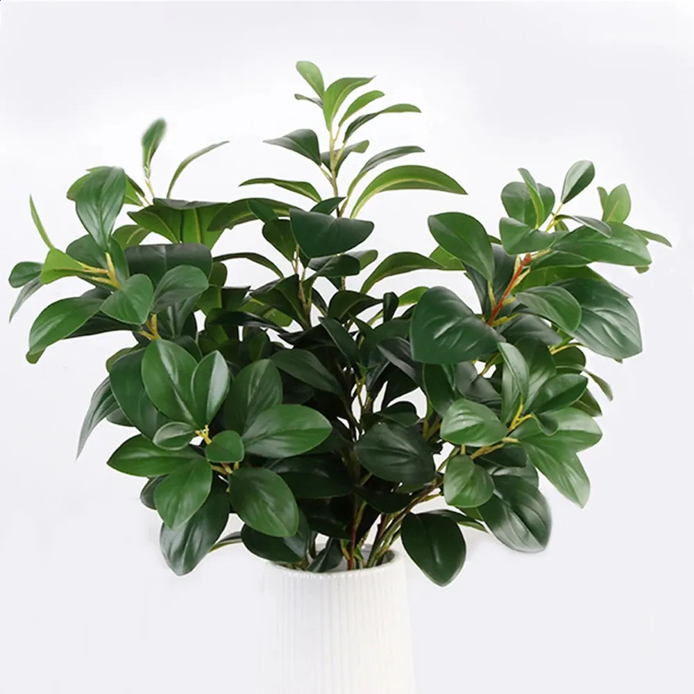 70cm Artificial Planrs Long Stem Watercress Leaf Greenery Faux Green Tree Branch Leaves For Tropical Plant Home Office Decor