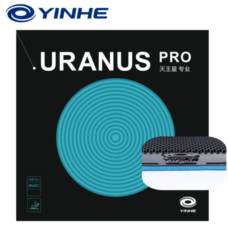 YINHE Uranus Pro Korte PipsOut Wang Zengyi Met Spons 215mm Professionele Tafeltennis Rubber Galaxy Ping Pong 240124