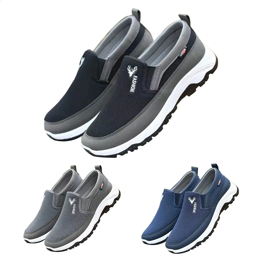 MEN PENNY BOAT Shoes Shool Shools Flat Orthopedic Travel Plimsolls غير مريح للنشاط في الهواء الطلق المشي المشي لمسافات طويلة 240131