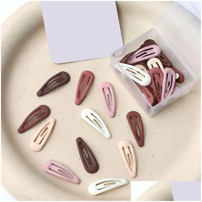 Hair Accessories N80C Girls Barrettes Child Cute Spring Hairpins Baby Style Snap Clips 30Pcs Drop Delivery Kids Maternity Otgzz