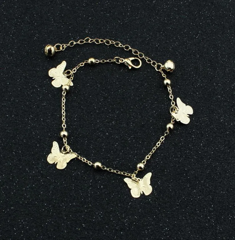 2020 trendy hamsa Anklet bracelet on the leg for women fashion gold chian on foot girl Beach ankle Bracelets jewelry3090817