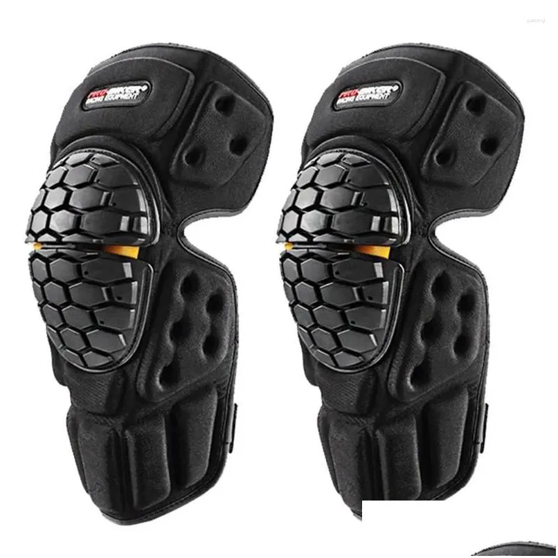 Motorcycle Armor Motocross Knee Pad Protector Motorcyclist Pads Anti-Fall Accessories Protective Gear Drop Delivery Dhcai