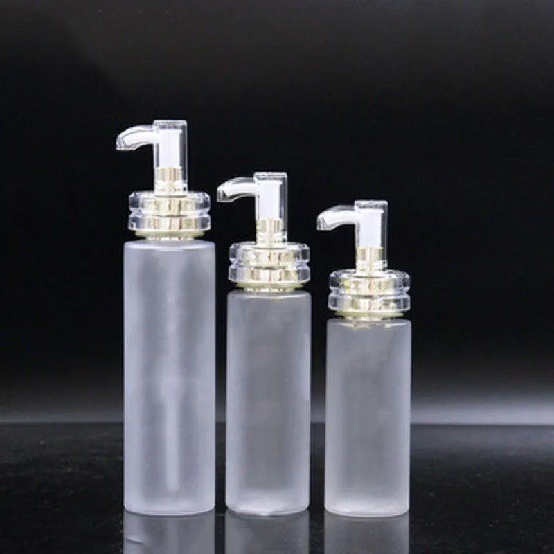 High-End 100 ml ~ 500 ml Frosted Pet Bottle Shampoo Body Milk Shower Gel Makeup Remover Oil Lotion Bottles BruTm Jmtbu