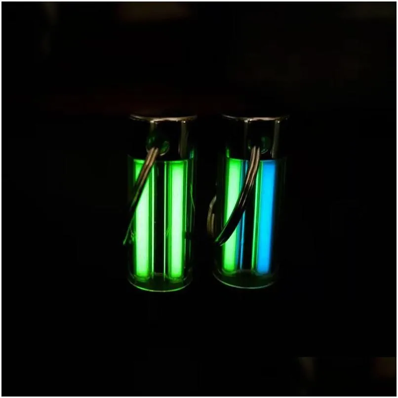 Hooks Rails Hooks Rails Firefly Twinglow Markers Tritium Glowring Keychain Key FOB Night Matic Light Self Luminous Fluorescenthooks Dh6uz