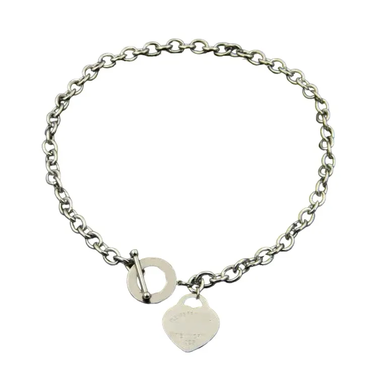 2024 designer jewelry Designer Bracelets 100% 925 Sterling Silver Original Authentic Classic Key Heart Bracelet Gift Exquisite Wedding Women Bracelet Jewelryq1