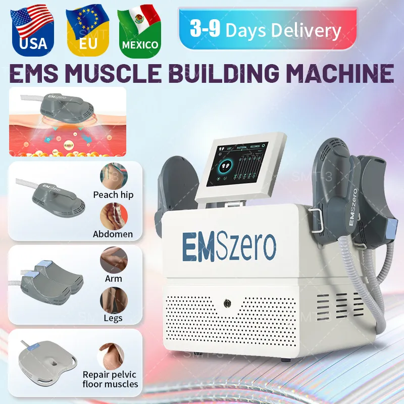 Emszero Machines Neo Hi-Emt RF EMS 14 Tesla Muscle Stimulator 2024 Professional Sculp 6500W 5ハンドル骨盤ガードル