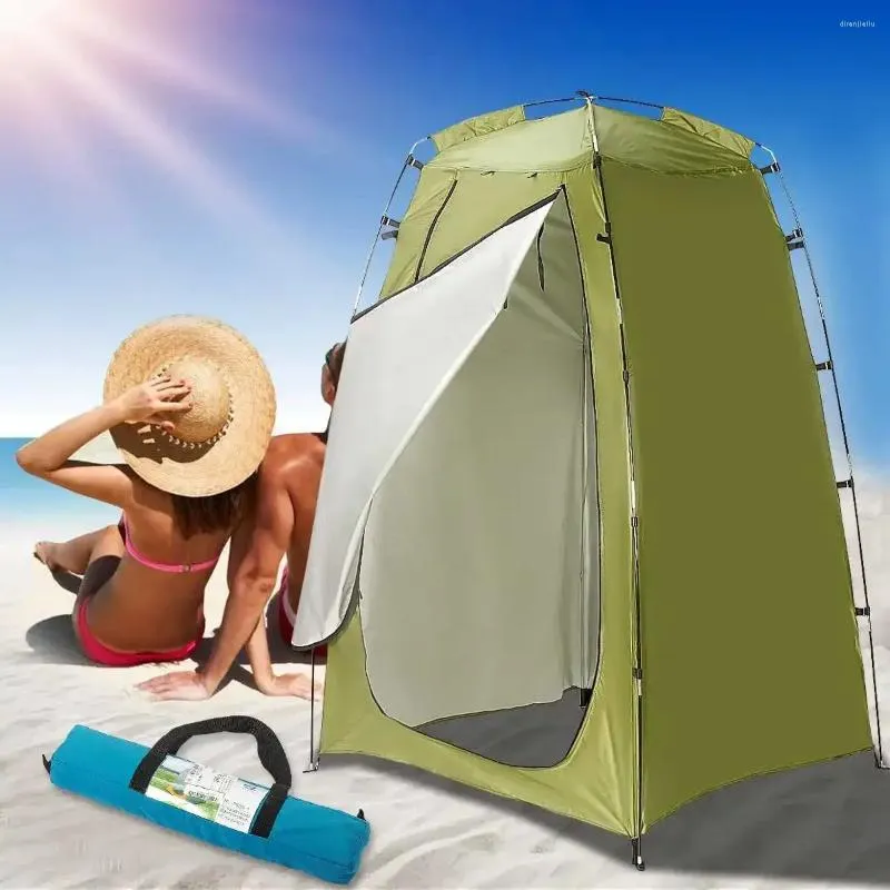 Tents And Shelters Portable Fishing Tent Automatic -Up Camping Shower Bathroom Toilet Changing Room 1 Person Outdoor