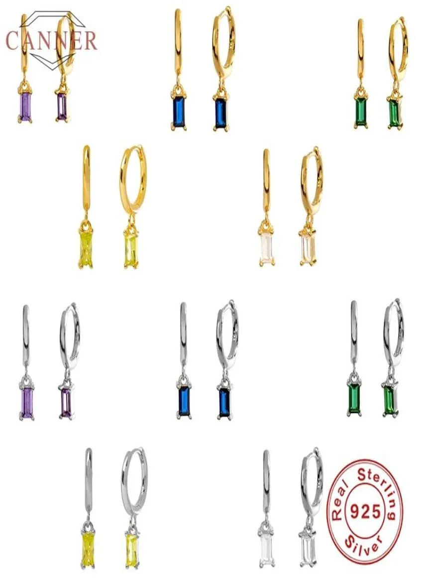 Orecchini a cerchio in argento sterling per le donne Pane francese Orecchino a goccia colorato Cerchi Orecchini rotondi Gioielli Pendientes Huggie2451712