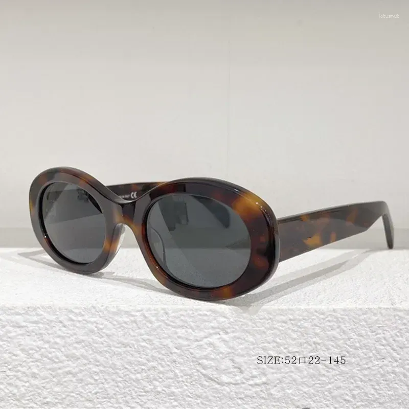 Sonnenbrille 40194 Mode Kleine Ovale Frauen Vintage Leopard Schwarz Farbe Brillen Männer Trendige Sonnenbrille Shades UV400