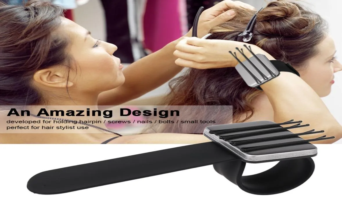 Magnetic Pin Hair Clips Wrist Strap Pins Wristband Holder Hairstyling Tools Accessories For Salon Use5100689