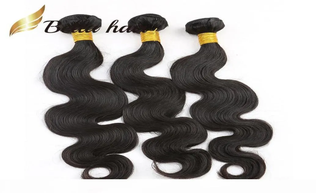 Only ship to US Bella Hair CHEAPEST 7A Donor Hair Body Wave Human HairExtensions Full Bundle 345pcs LOT Wavy Hair Weaving4785800