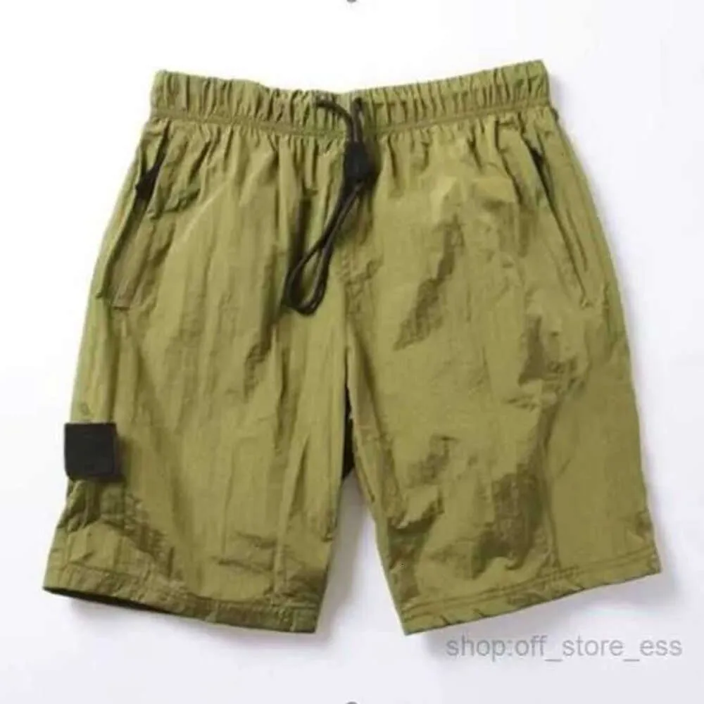 Beach Summer Shorts Mens Short Pants Fashion Running Loose Quick Dry Washing Process of Pure Fabric Trendy Casual Hip-hop Ins Stones Island 2024