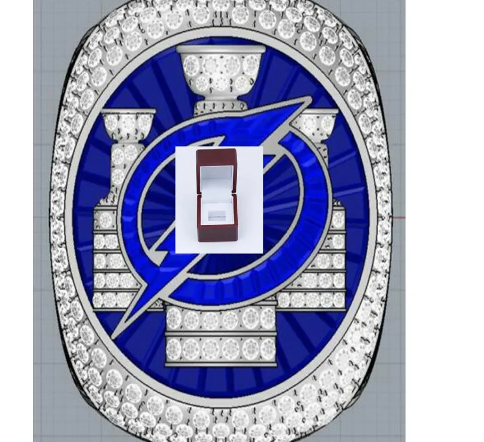 2021 Tampa Ship Cup Ring Church Anelli da uomo Anello di fratellanza Fan Regalo Drop8999738 all'ingrosso