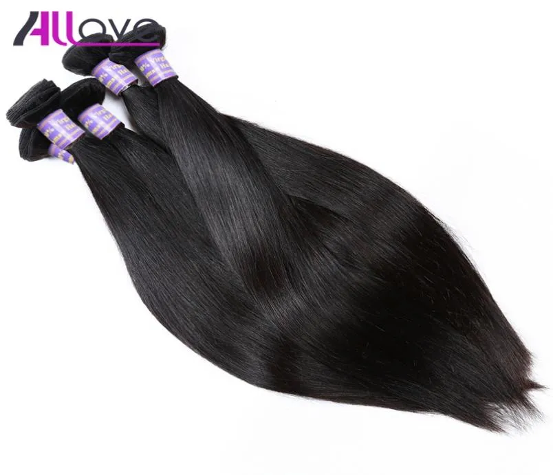 Tanie 8a Brazylijskie wiązki włosów 10pcs Whole Peruvian Hair Indian Sily Proste Virgin Hair Bundles for Black Women2353007