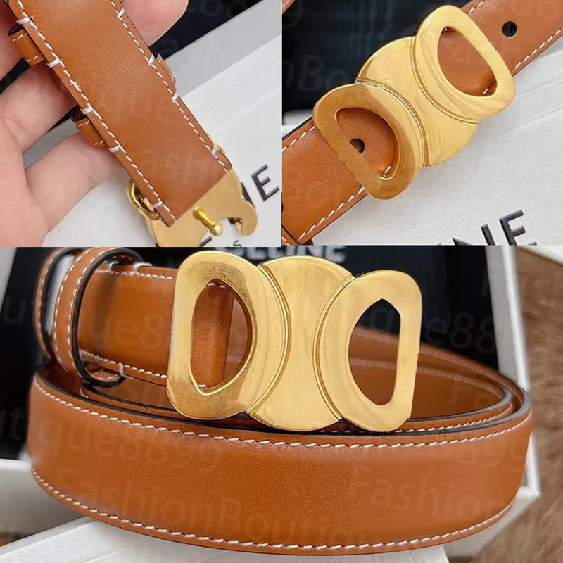Designer Leather Triumph Belt Fashion Smooth Buckle for Men Womens Width 2.5cm Genuine Cowhide 4 Color Optional High-quality with No Box Belts