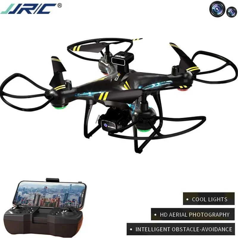 Drones JJRC H112 Drone 4K Dual HD-camera Luchtfoto Allround Vermijd obstakel Hoogte Houd optische stroom Kleurrijke geest RC Qudcopter YQ240217