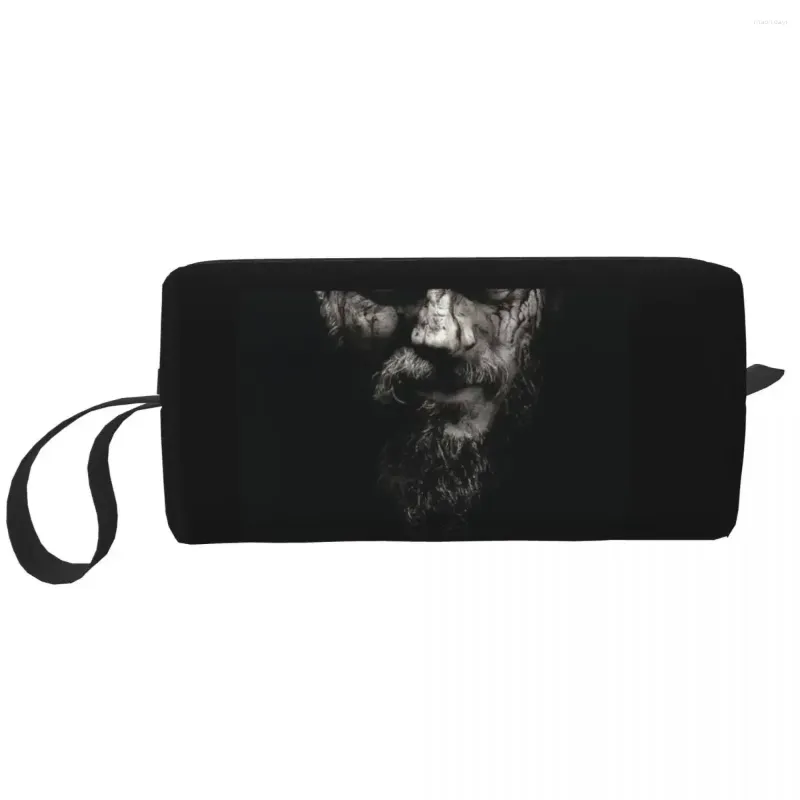 Borse per cosmetici Borsa da toilette da viaggio Vikings Ragnar per donne Valhalla God Odin Kit Dopp per trucco di bellezza