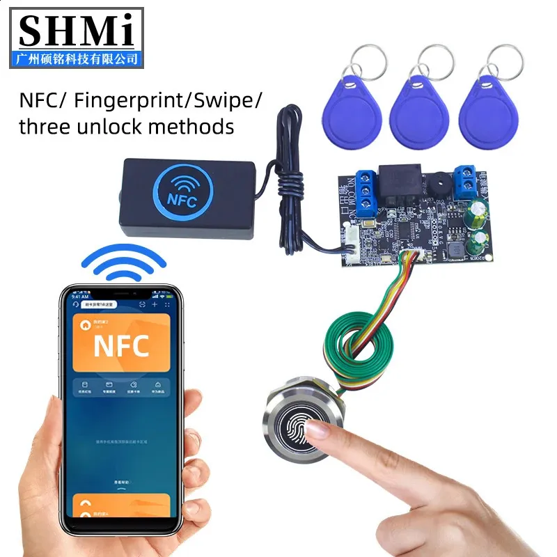 Supporta la scheda NFCIC mobile per il riconoscimento delle impronte digitali, l'interruttore a pulsante, una varietà di moduli di controllo relè di verifica dell'identificazione 240123