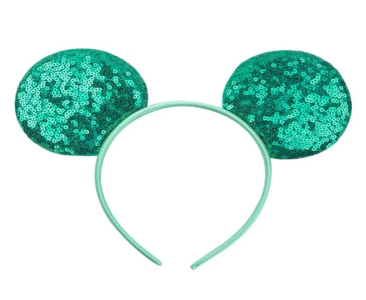 14pcslot 2020 Fashion Sequins Mouse Ears Headband Glittle DIY Girls Hair Accessories For Women Hairband Party Accesorios Mujer 765415302