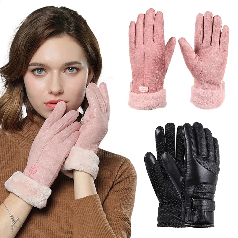 Guantes calefactores para motocicleta con pantalla táctil, guantes calefactores eléctricos USB a prueba de viento para invierno, guantes cálidos para exteriores con temperatura constante 240127