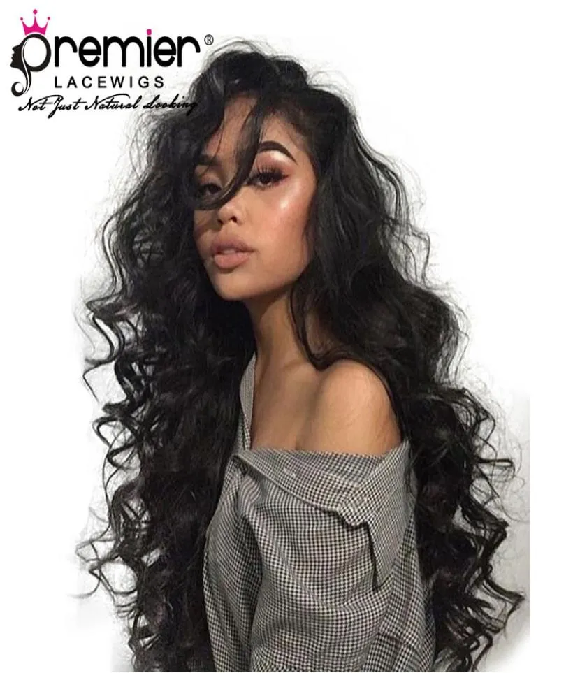 360 Lace Frontal Perücken brasilianisches Remy Haar Super Wave vorgezupft gebleichte Knoten 150 Dichte für Frauen8604068