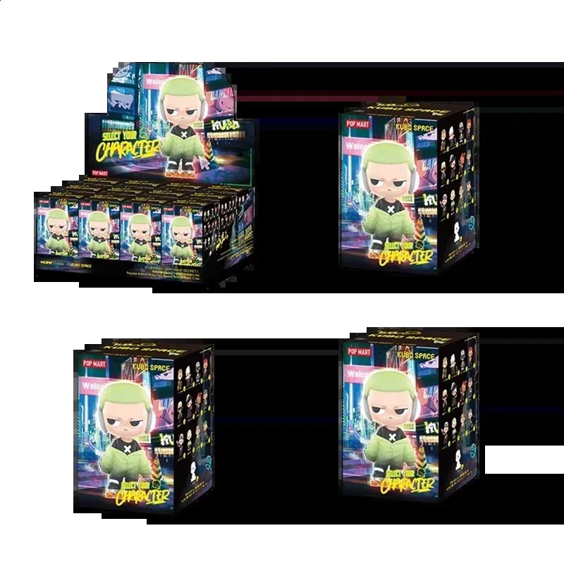 Popmart Kubo 2 Välj ditt karaktärsspel Life Series Blind Box Mystery Toys Doll Söt Desktop Ornament Collection Gift 240126