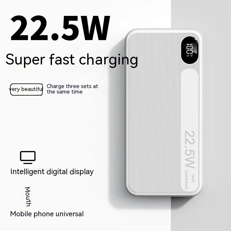 Power Bank met grote capaciteit Super 20000 mAh Snel opladen Voeding 22,5 W Power Banks voor iPhone Huawei Samsung