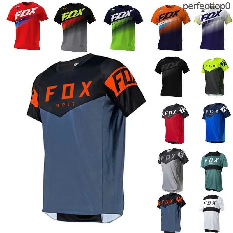 Men's T-shirts Speed Down Cycling Suit Short Sleeved Summer Off-road Mountain Cycling Jersey for Mens New Style
