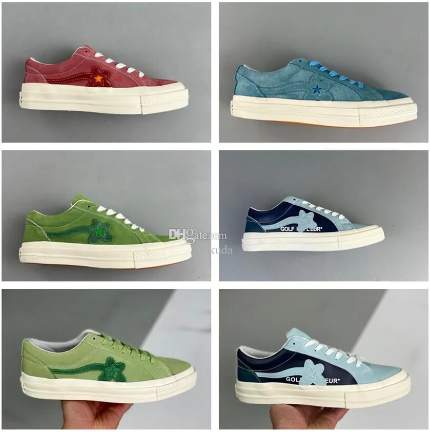 NEW Creator x One Star Ox Golf Le Fleur кроссовки женские мужские кроссовки для мужчин ботинки спортивные оптом популярные dhgate Sports Outdoors Athletic Shoes