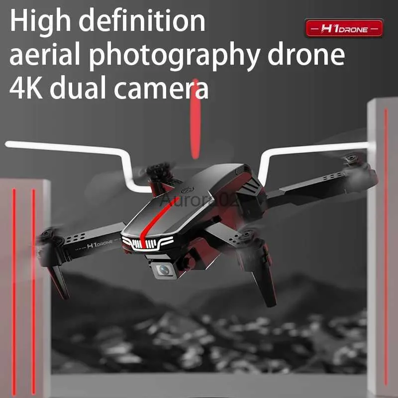Дроны RC Drone 4K Двойная камера Плавающая высокая аэрофотосъемка Пульт дистанционного управления Квадрокоптер Радиоуправляемый самолет Самолет WIFI PFV YQ240217