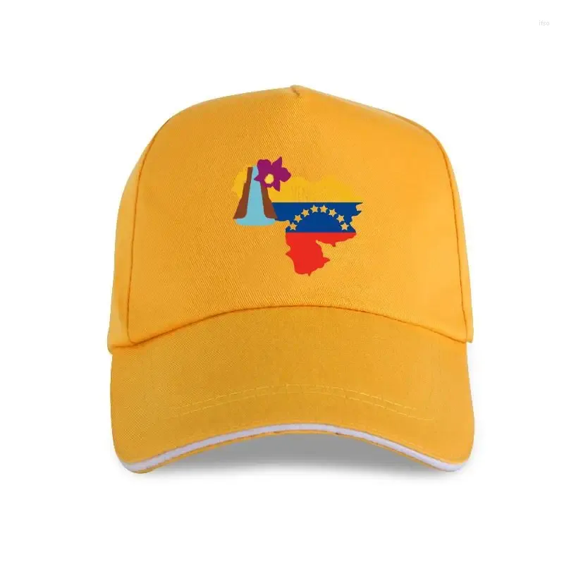 Berretto da baseball con bandiera nazionale del Venezuela, berretto da baseball da uomo, design casual, stampa in cotone, mappa divertente