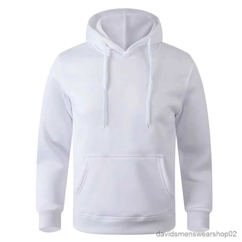 Heren Hoodies Sweatshirts Herfst Fleece Heren Hoodies Effen Kleur Losse Sweatshirts Buitensporten Informeel Fluwelen Capuchon Pullover Unisex Lange mouwen Tops