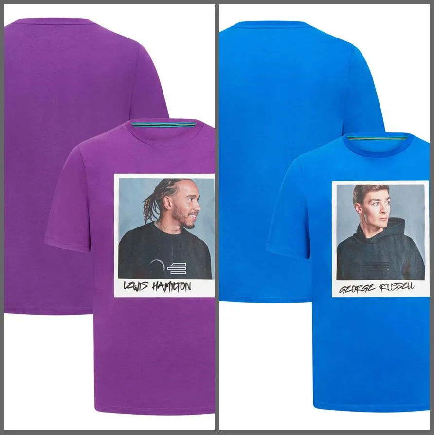 F1 Team Racing Suit Kort ärm T-shirt bilmaskin som kör logotyp Arbetsunderhållskläderstorlek kan anpassas.